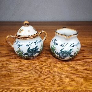 Playa del Carmen Mexican Studio Art Cream and Sugar